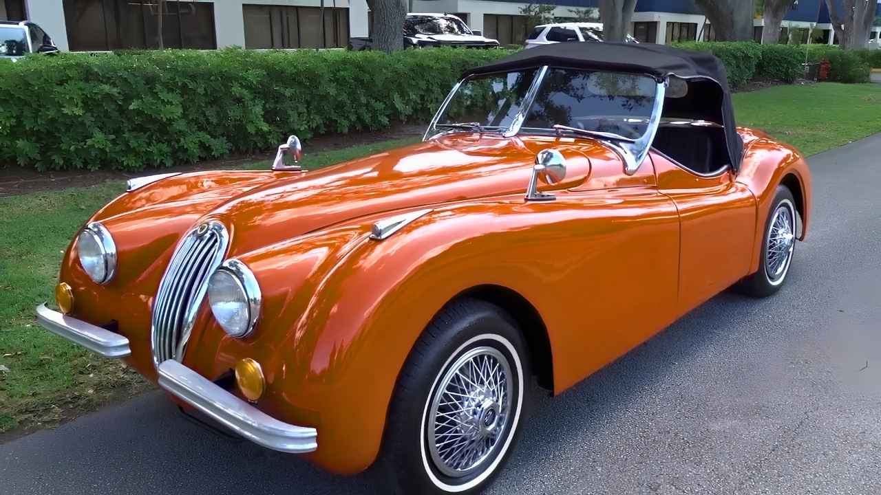 1952 Jaguar XK120 Recreation – Classic British Sports Car with Vintage Style and Modern Performance