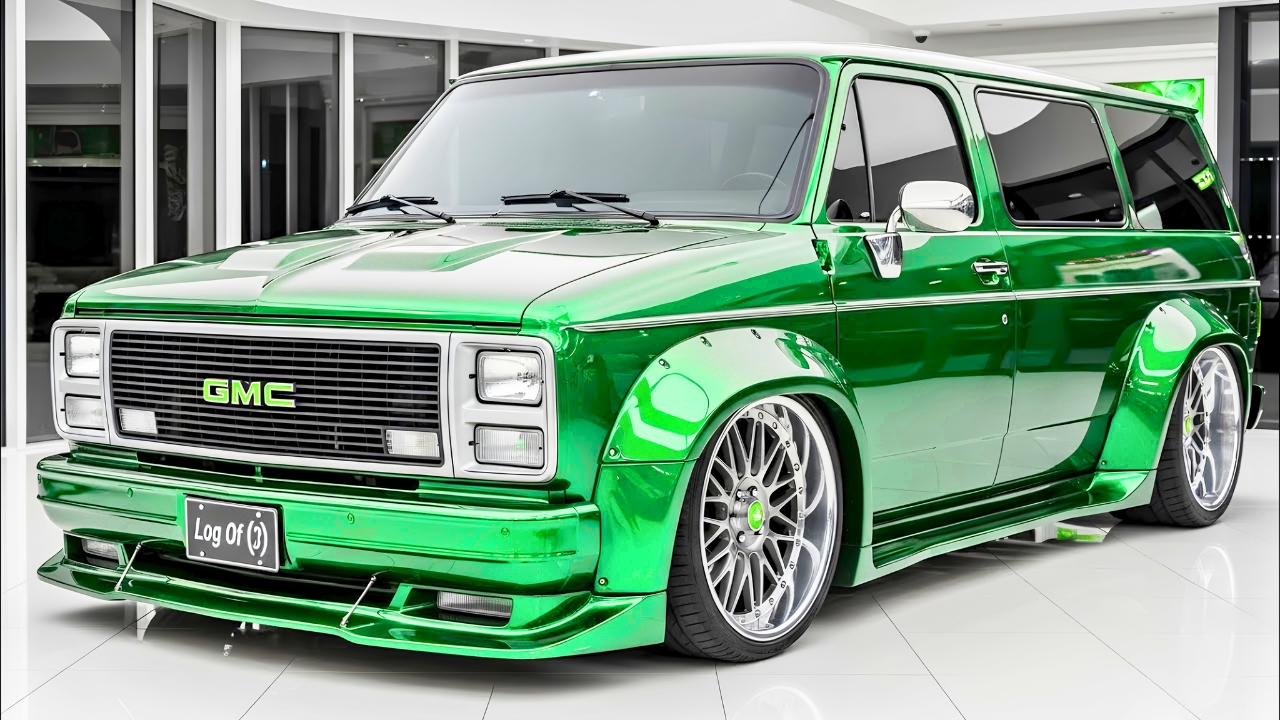 Vintage GMC Van: A Classic American Van with Retro Styling, Spacious Interior, Timeless Design, and Iconic Road Trip Appeal