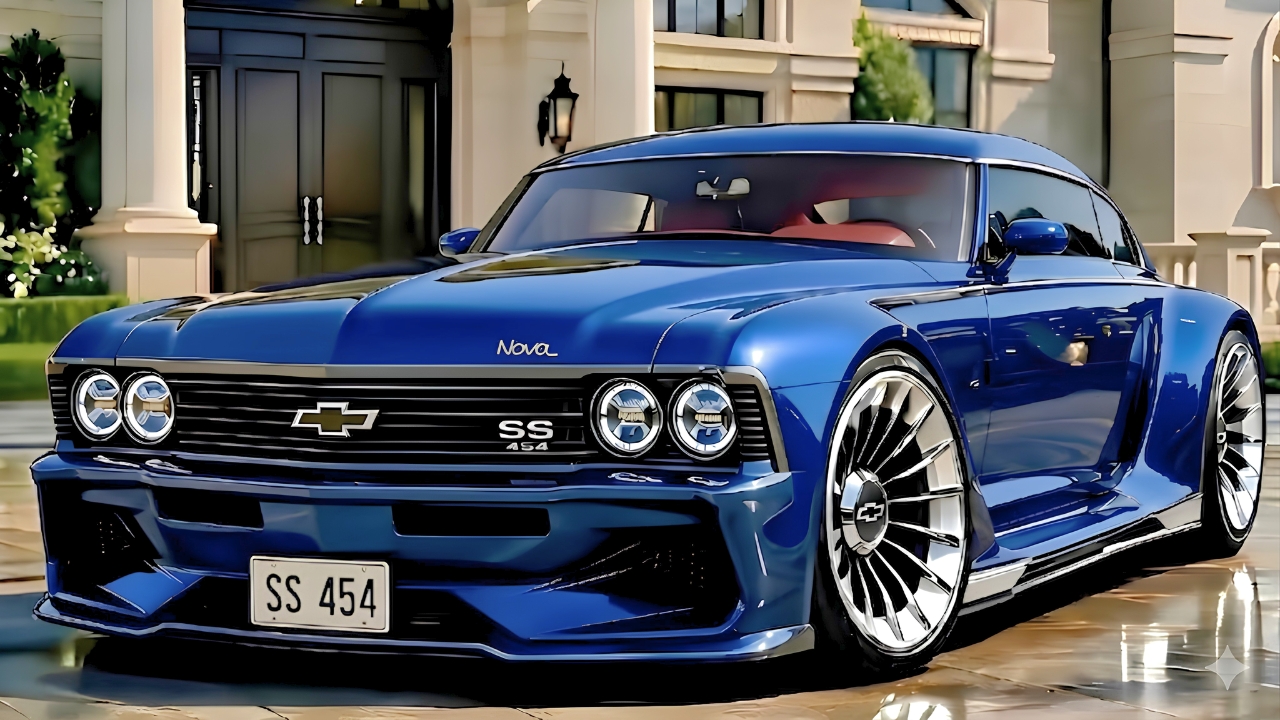 The Ultimate Modern Chevrolet Muscle Car Concept – A Futuristic 1960s Classic Reimagined with Powerful Design and Advanced Performance