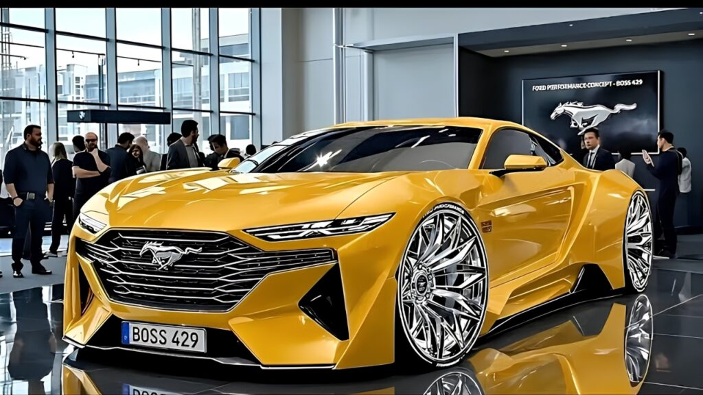 The New Ford Mustang Boss 429 Concept – A Modern Muscle Car Inspired by the Legendary 1960s American Performance Icon