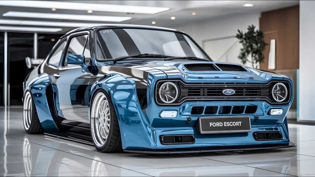 Widebody Ford Escort MK1 with Custom Wheels – Modified Classic Car