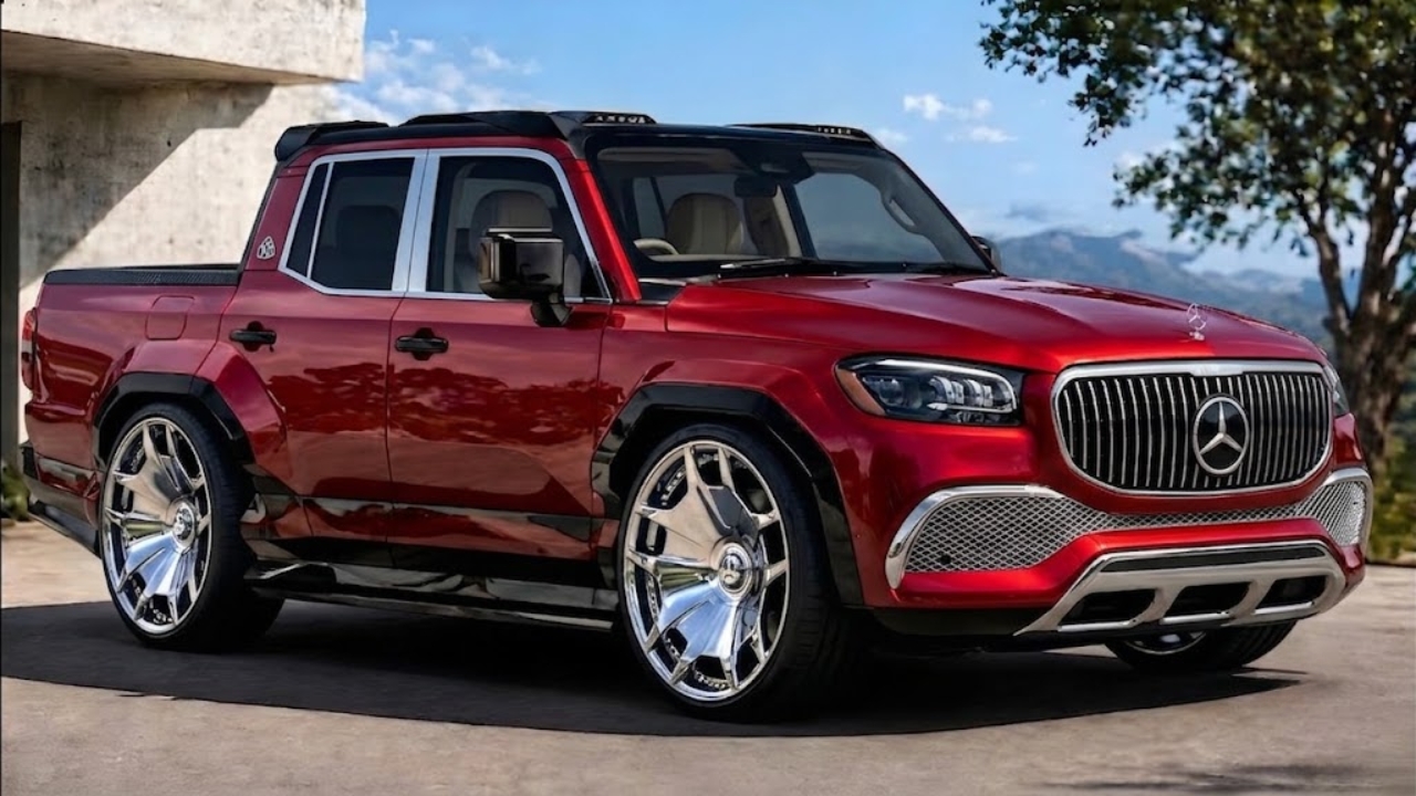Mercedes-Maybach GLS 1000 Pickup Truck – Luxury Custom Truck with Powerful Performance and Premium Features
